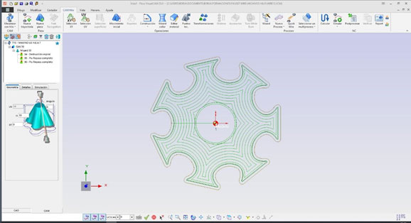 Tool paths in wire EDM destructive machining